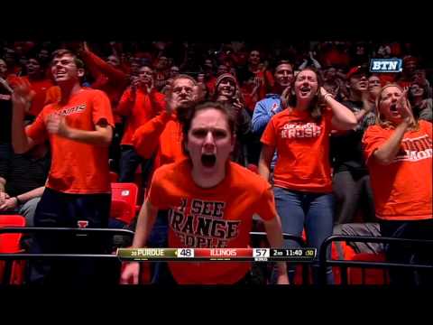 Kendrick Nunn Cuts in and Dunk vs. Purdue