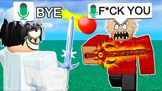 Roblox BLADE BALL VOICE CHAT is VERY TOXIC