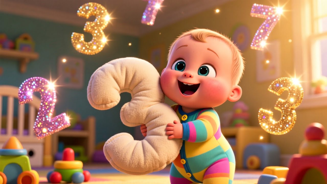 Learning Joy With 123 🔢🎵 | Kids Song | Playful Nursery Rhyme