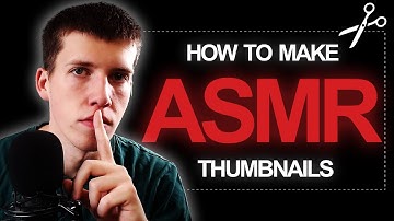 How I Make My ASMR Thumbnails (relaxing graphic design)