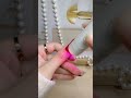 The Ultimate DIY Red &amp; Gold Snowflake Nails in 5 Minutes! 💅✨ #NailArt #NailDesign #Viral #Shorts