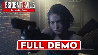Resident Evil 3 Remake Walkthrough Full Demo PS4