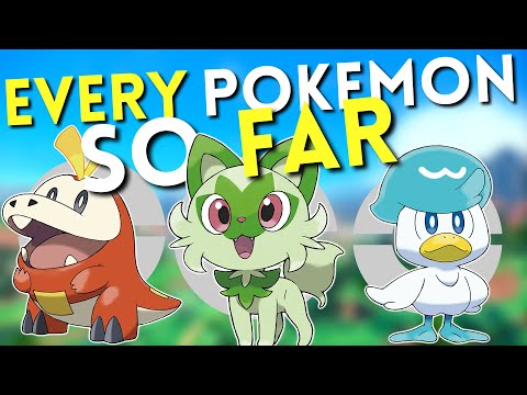 EVERY Pokémon in POKEMON SCARLET and VIOLET We Have So Far! | Pokemon List for Scarlet and Violet