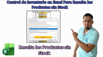 Control de Inventario en Excel Para Resalta los Productos sin Stock #sepamosexcel #excelsepamos