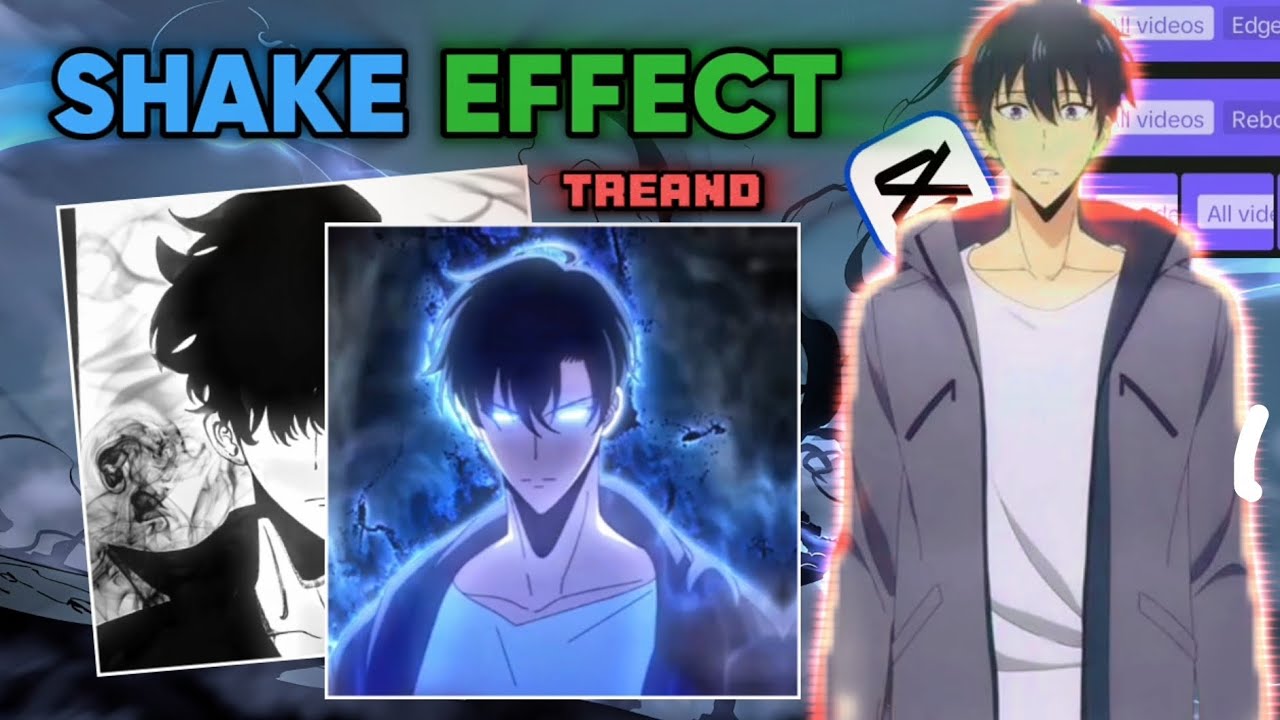 How To edit the shake effect treand tutorial on cap cut edit tutorial editing skill on # longvideo# 