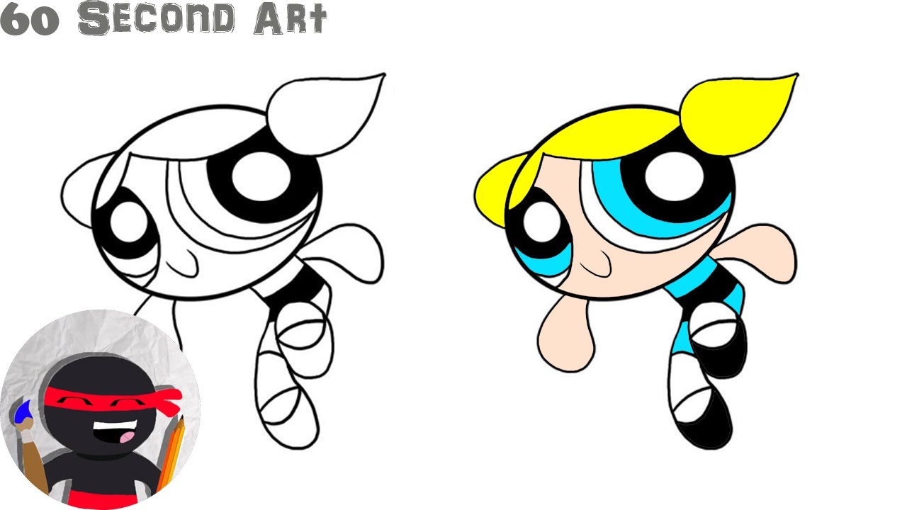 How To Draw Bubbles | Powerpuff Girls