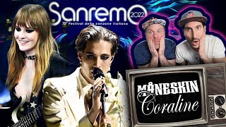 Måneskin - EMOTION et CHAIR DE POULE ! Coraline live à Sanremo [réaction rock]