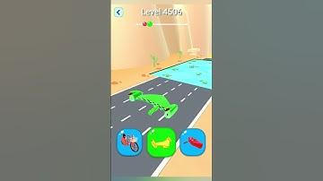 Shape shifting2 game level #4506   hyper casual game #shapeshifting  #gameplay #gaming #shortvideo