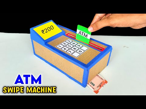 Cardboard ATM swipe