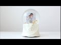 ウェディング・スノードーム（オルゴール付き）結婚祝い・結婚記念