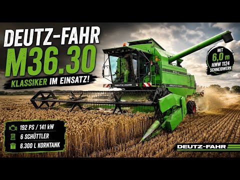 Deutz-Fahr M36.30 räumt ab - ein Klassiker im Einsatz!