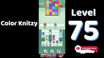 Color Knitzy Level 75 Walkthrough | Step-by-Step Guide 🧠 | Go Answer