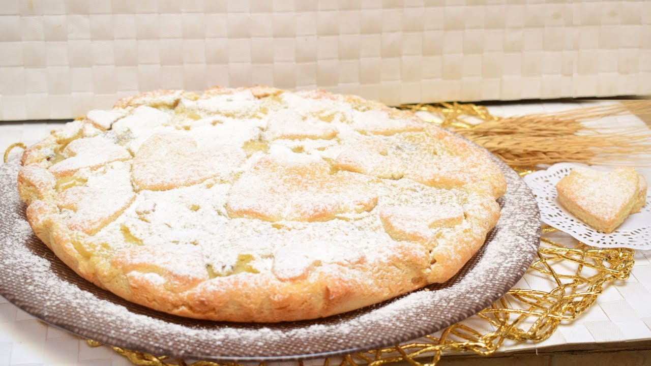 CROSTATA CON CREMA AL LATTE DI AVENA