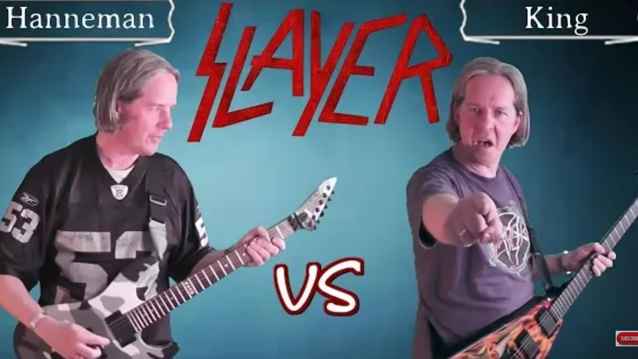 Hanneman VS King (Slayer Guitar Riffs Battle)