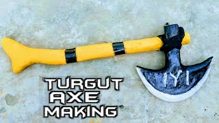 How To Make Turgut Alp Axe With Clay| Making Turguts Axe Turgut Axe Spining Ertugrul Dirilis