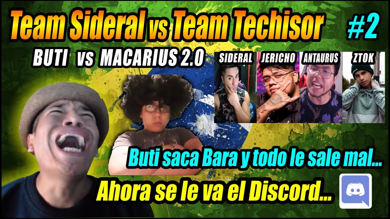 Team Sideral vs Team Techisor | Buti vs Macarius 2.0. el duelo esperado | Reto Streamers | Partida 2