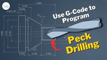 Programming Peck Drilling on a CNC Lathe Using G-Code