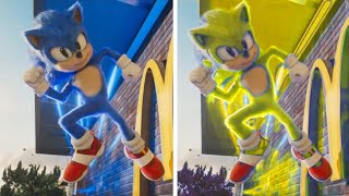 Sonic The Hedgehog 2 SUPER SONIC vs SONIC - McDonald's Happy Meal (US) Commercial