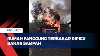 Download Lagu Rumah Panggung Terbakar Dipicu Bakar Sampah MP3