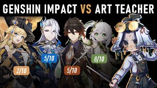 🎮🥊[Genshin Impact Designs VS Character Design Teacher]🥊🎨
