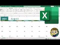Creating a Calendar in Excel
