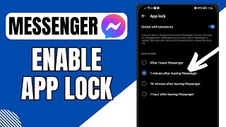 How To Enable Messenger App Lock screenshot 3
