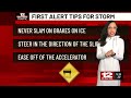 Winter storm driving tips