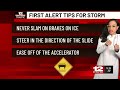Winter storm driving tips