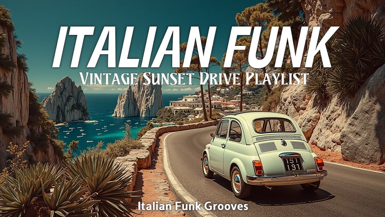 Винтажный Итальянский Фанк Микс 🎶 Ритм Прибрежной Поездки | Классический Итало Диско Соул Роуд Трип