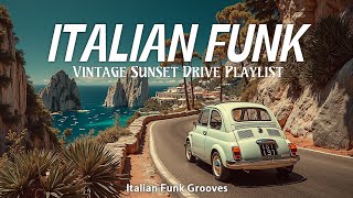 Vintage Italian Funk Mix 🎶 Coastal Drive Groove | Classic Italo Disco Soul Road Trip