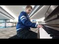 Ballade pour Adeline Richard Clayderman I Piano Cover Station Almere Centrum by Lucas Blancke.