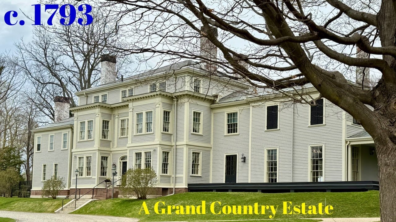 Lyman Estate, c. 1793, Waltham, MA: a Grand Country Estate - History Bites: New England