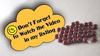 Cherry Amber Plastic Screw Clasp