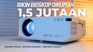 Rp 1,5 Jutaan! Rekomendasi PROYEKTOR BAGUS 2024 – Review XGODY X1