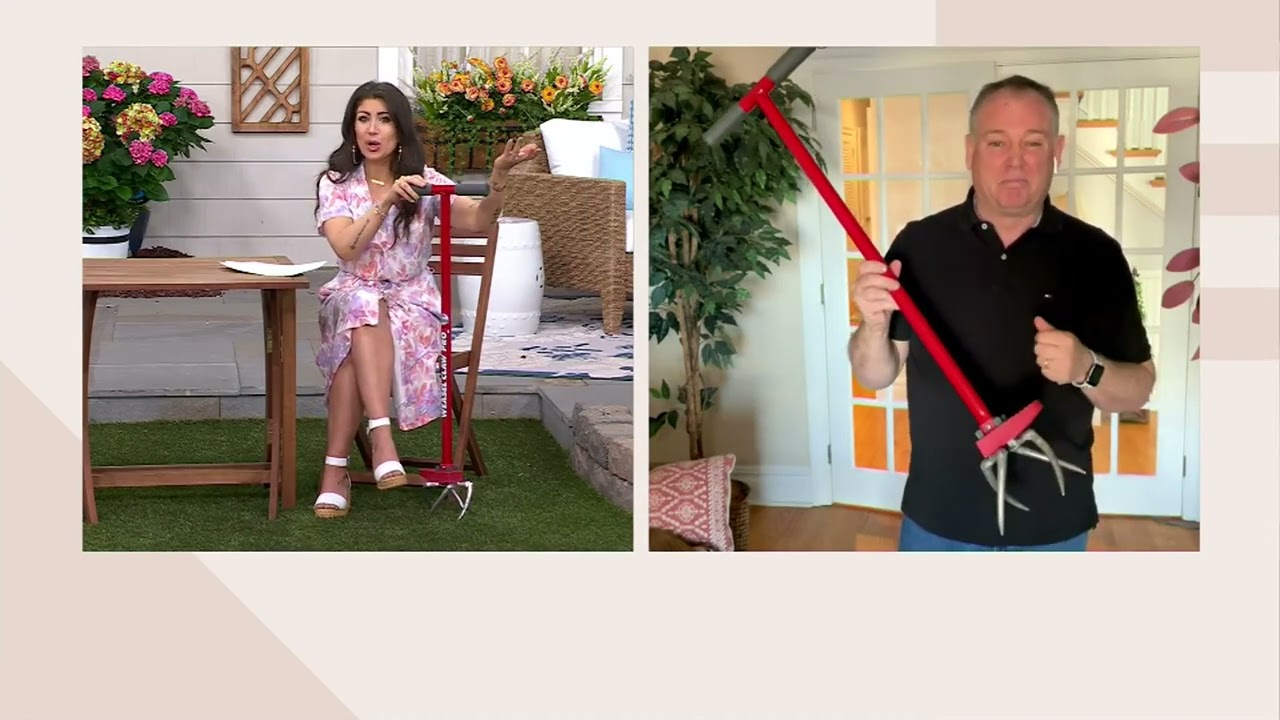 Garden Weasel Claw Pro Cultivator w/ Adjustable Steel Tines on QVC