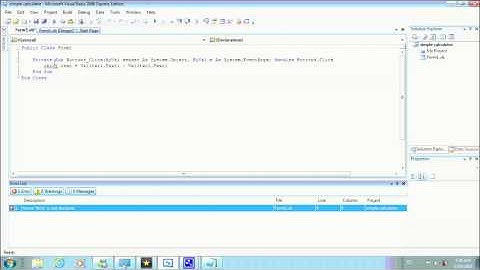 Visual Basic Express _ how to make a simple calculator _ Episode 2