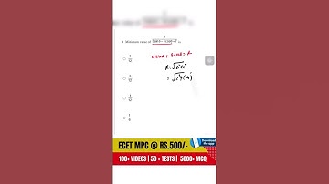 ECET 2025 Maths Guide | How to Score High & Get the Best Rank! 🚀 | Q-196 Explained