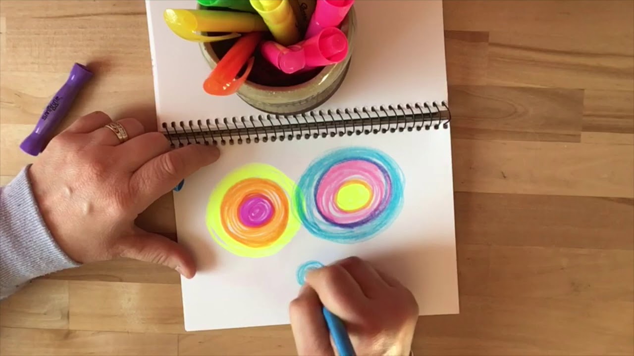 Music and Art Therapy With Limited Art Materials Markers YouTube