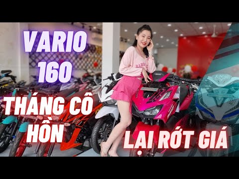 Video Giá Xe Honda Vario 160 Lại Rớt Giá Tháng 8 l Trả góp... - youtube