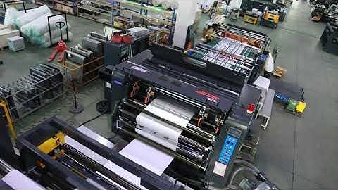 CHM-SGT1700II 4 rolls Double Rotary knife paper sheeter machine with Auto Splice& Auto pallet Change
