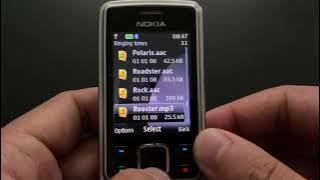 Nokia 6300 (2007) — ringtones