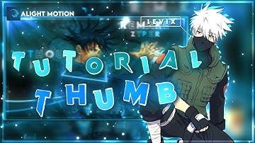Tutorial thumbnail like me on alight motion [Free preset] Alight motion 4.1.0 AMV Tutorial!