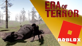 The Return Of The Mighty T Rex Roblox Era Of Terror Youtube - hell creek formation roblox