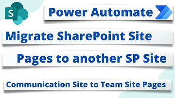 Power Automate - Migrate Communication Site Pages to Team Site Pages | Copy SharePoint Site Pages