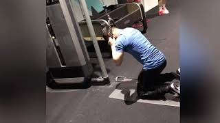 Cable abs workout 3 steps🔥