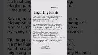 Magandang Hasmín - sonnet 002 - tradisyunal na tula - Mga Soneto ni ©huBÉNsio✍️