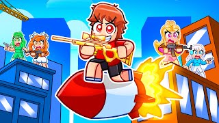 Techy Plays HYPERSHOT In Roblox With MY CRAZY FAN GIRLS...