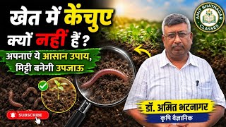 खेत में केंचुए क्यों नहीं हैं? इन आसान उपायों से मिट्टी बनेगी उपजाऊ