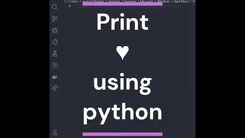 You want to print love heart using python then watch this video😍😍