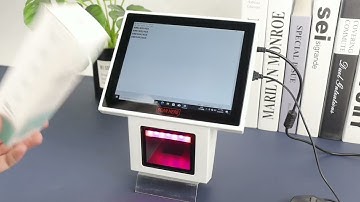 T100 price checker barcode scanner for supermarket